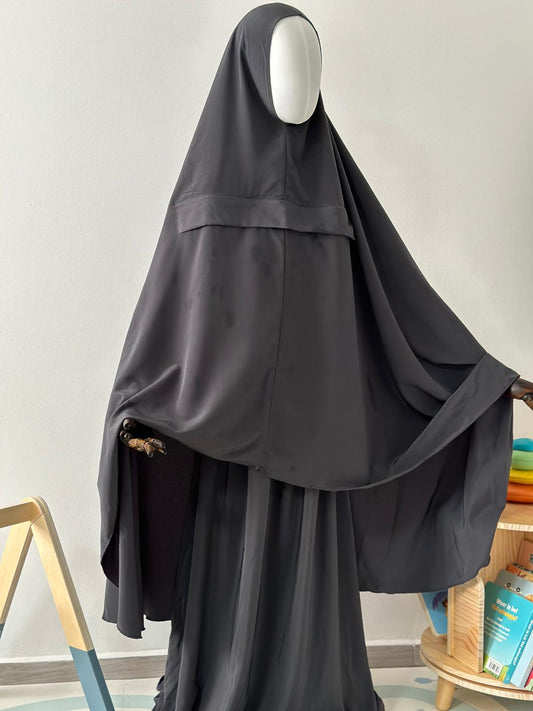 Mothesty khimaar - DARK GREY