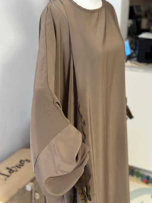 Abaya Jamila BEIGE  (NIDHA)