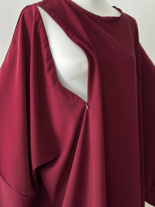 Abaya Jamila CHERRY RED