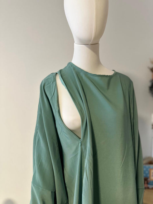 Abaya Jamila SOFT BLUE  (NIDHA)