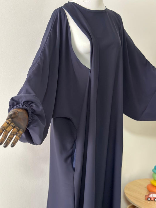 Abaya Jamila DARK BLUE