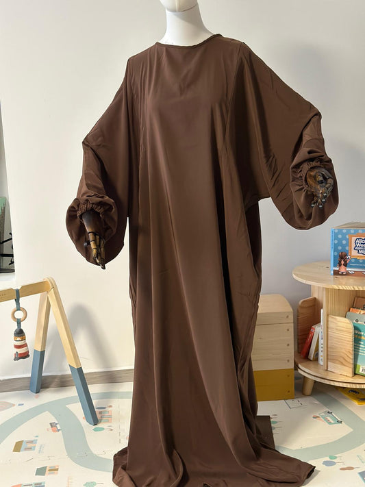 Abaya Jamila CHOCOLATE (NIDHA)