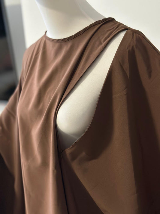 Abaya Jamila CHOCOLATE (NIDHA)