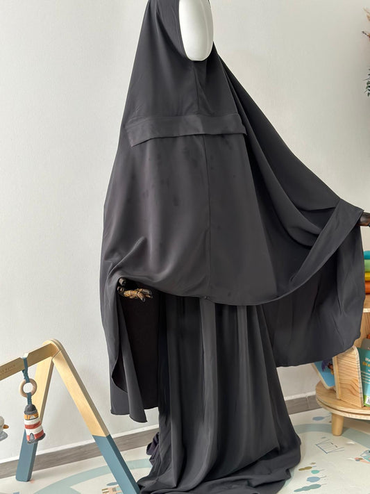 Mothesty khimaar - DARK GREY