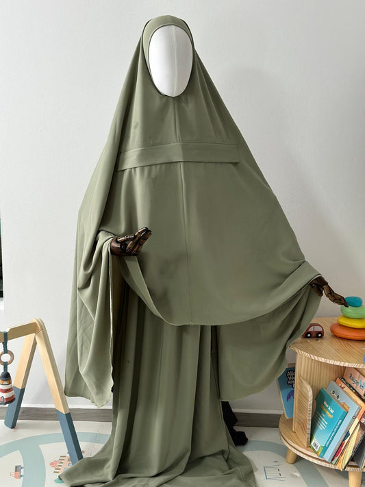 Mothesty skirt - MINT (CREPE FABRIC)