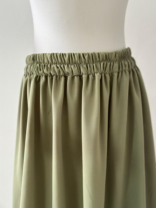 Mothesty skirt - MINT (CREPE FABRIC)